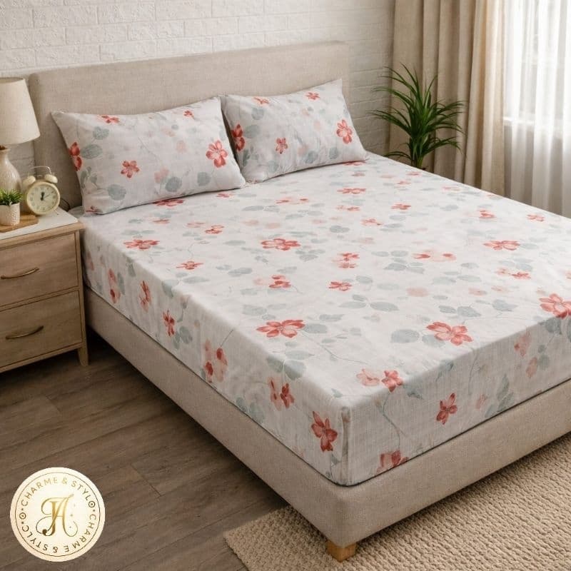 Jogo de Cama - Jogo de Lençol Solteiro Casal Queen Realce Premium - Sultan
