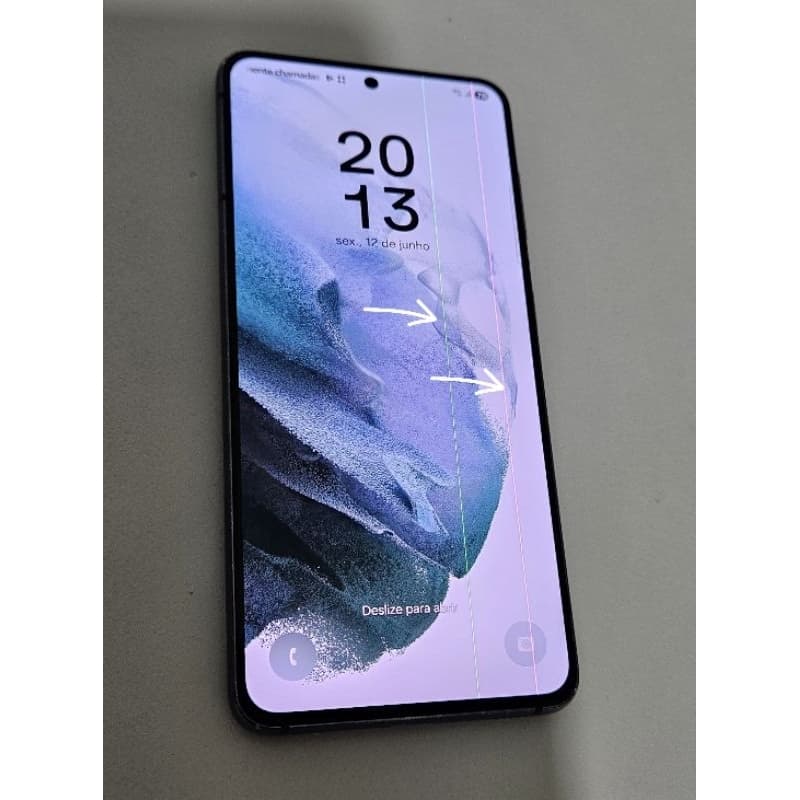 Samsung Galaxy S21 5G 128 GB Usado (COM LINHAS VERTICAIS)