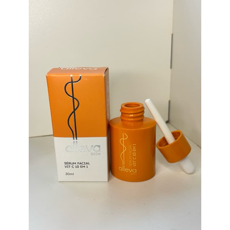 Serum facial alleva de vitamina C 10 em 1