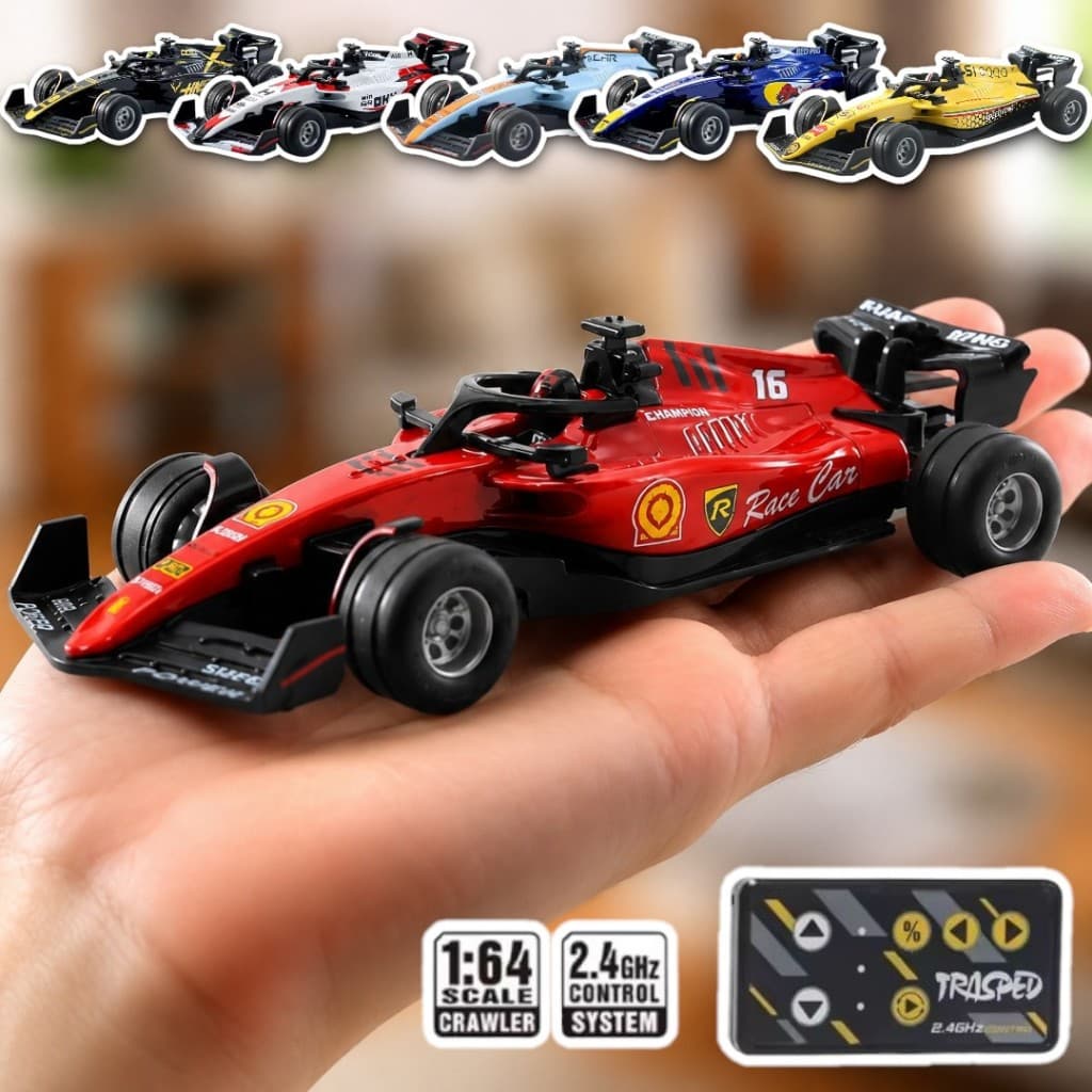 Carro de Controle Remoto f1 Recarregável Alta Velocidade para Crianças Brinquedo Carrinho Metal