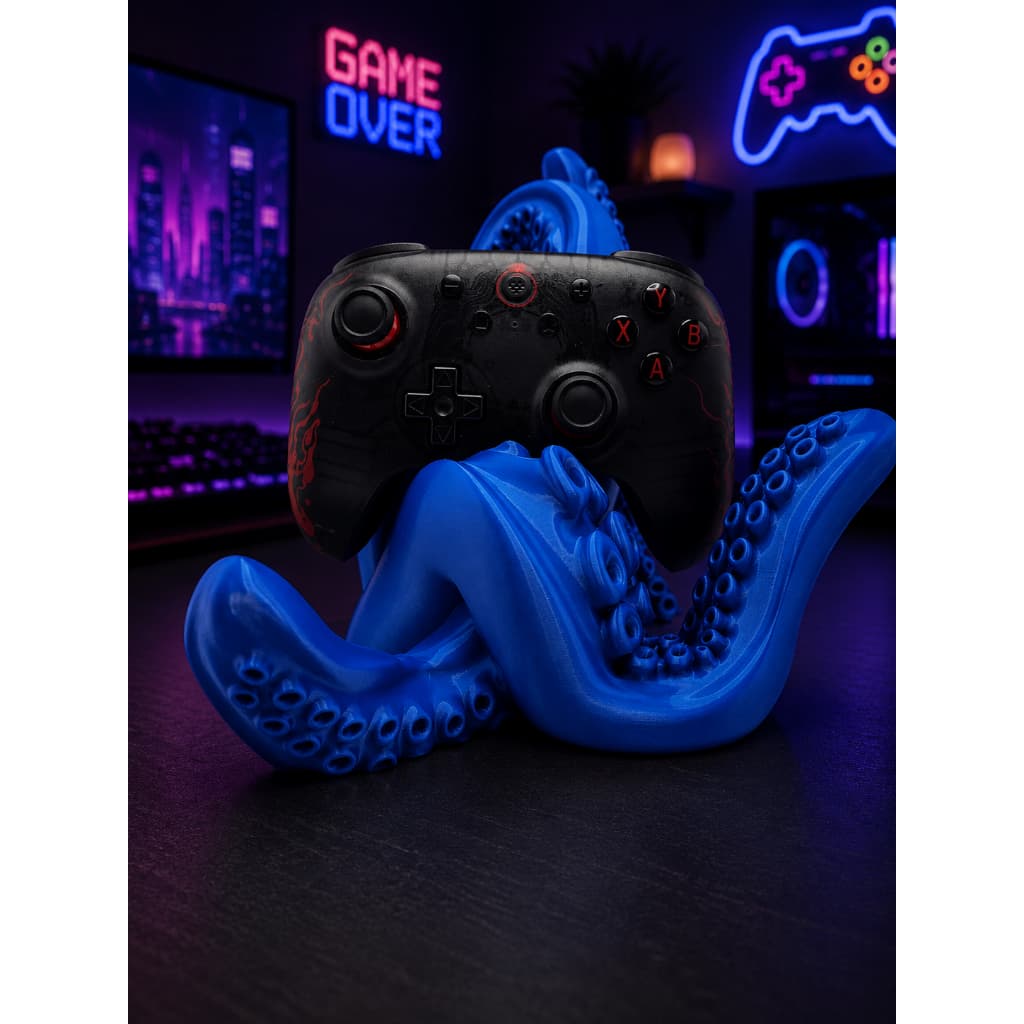 Suporte Controle Video Game Polvo Kraken Decorativo gamer