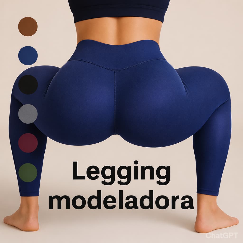 Calça Legging Feminina Grossa Cintura Alta Suplex Lycra Academia Fitness Treino