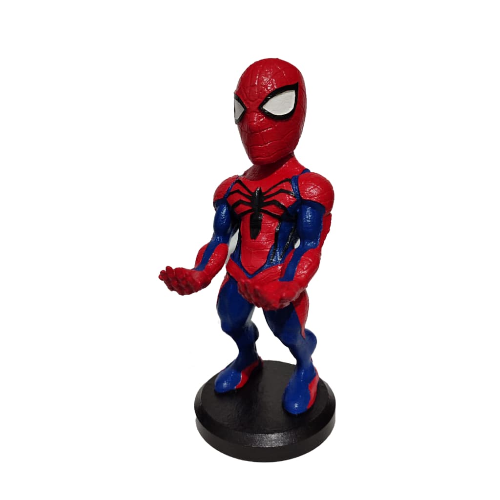 Suporte Controle de videogame xbox ps ps5 (21 centimetros) Homem aranha Pintura artesanal SEM MARCA impressão 3D