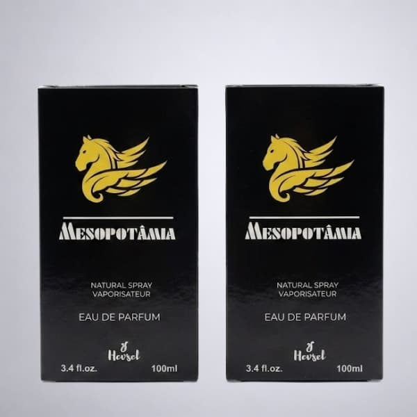 Kit 2 Perfume Masculino Mesopotâmia 100ml Eau Parfum Importado Aroma Forte Intenso Sofisticado