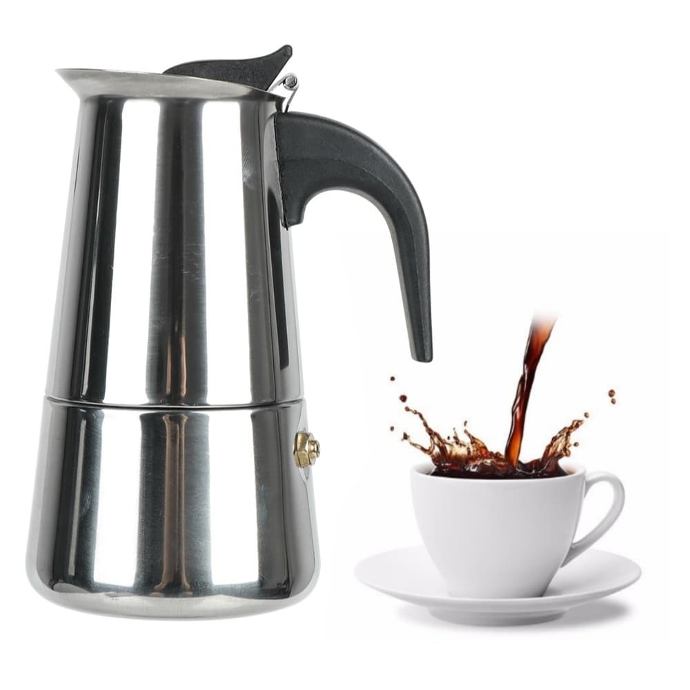 Cafeteira Expresso Italiana Inox 9 Xícaras - 450 ml