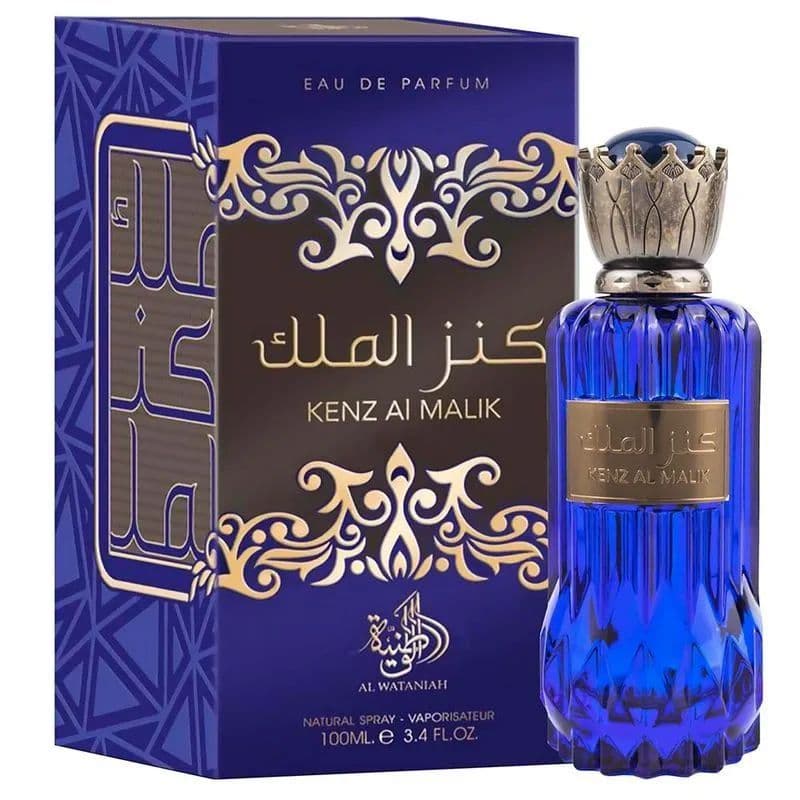 Perfume Kenz Al Malik Al Wataniah EDP 100ml Masculino Importado Original Amadeirado Especiado