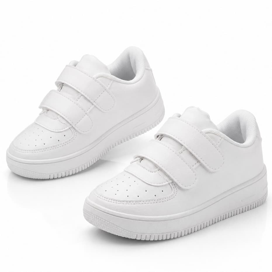 Tênis Infantil Calçado Feminino Menina e Menino Velcro Antiderrapante Leve e Confortável