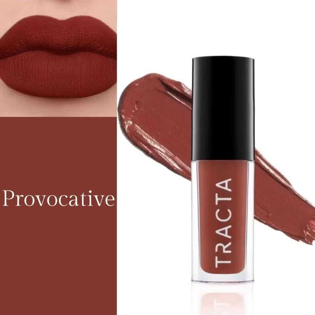 Batom Líquido Tracta Soft Matte 4ml - Textura Semi Matte, Alta Cobertura e Hidratante