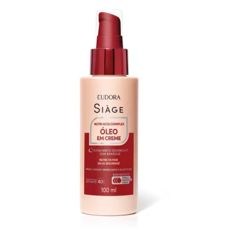 Óleo em creme nutri acid complex Eudora siage