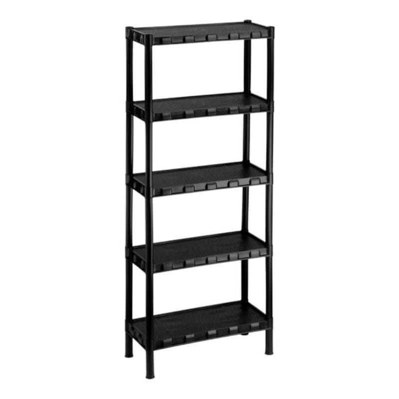 Estante com 5 Prateleira Organizadora de Plástico Modular Multiuso para Cozinha  Quarto Lavanderia Com Pezinhos