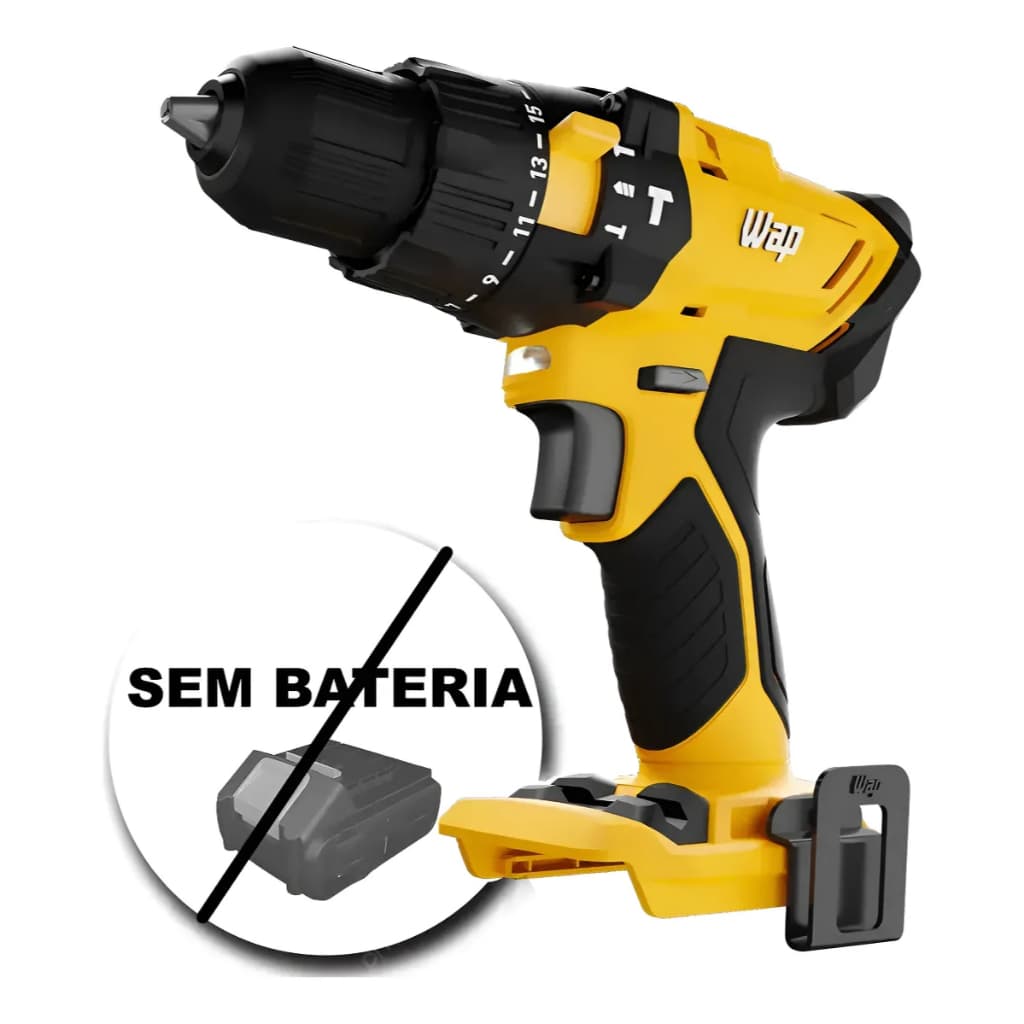 Reposição Parafusadeira Furadeira Impacto WAP K21 C/ Maleta Sem Bateria e Carregador