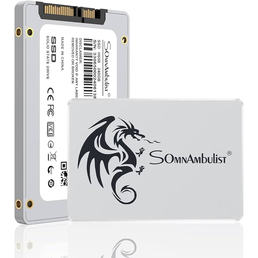 SSD 256GB SATA III 2.5 Pol Leitura Rápida para PC Notebook Upgrade Alta Velocidade