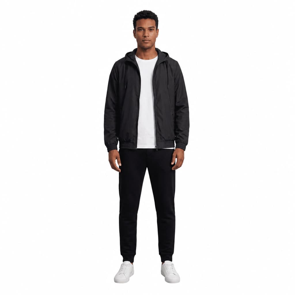 KIT Jaquetas Corta Vento Masculina Bolso Esportiva Casual Zíper Poliester Frio Presente