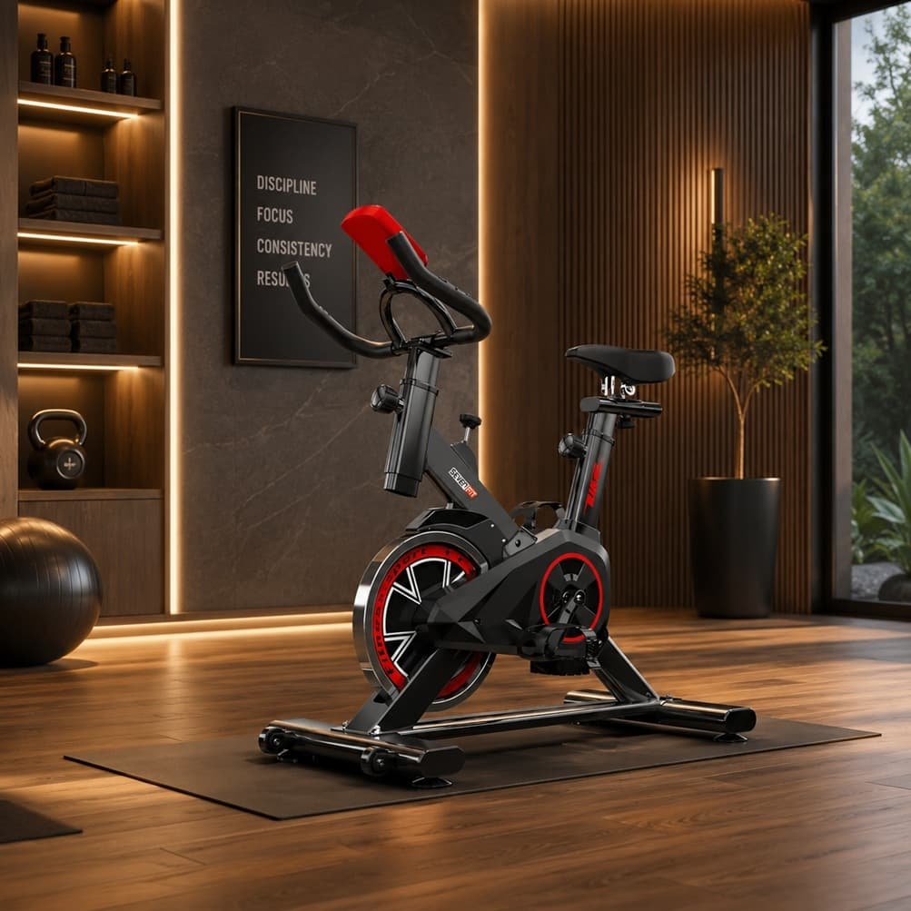 Bicicleta Ergométrica Spinning Profissional com Painel Digital Banco Ajustável Treino Residencial Top Da Linha Oferta!