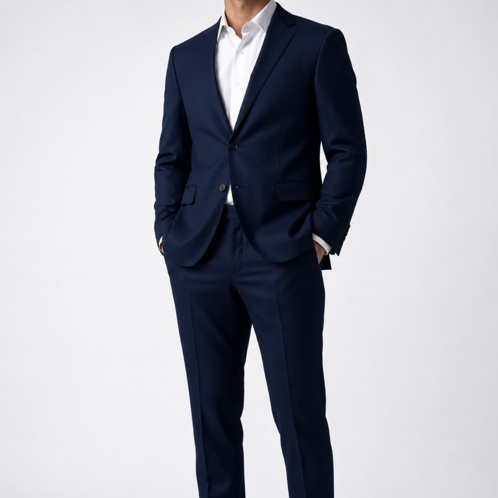 Terno Masculino Slim 2 Botões Social de Alfaiataria + Camisa Slim
