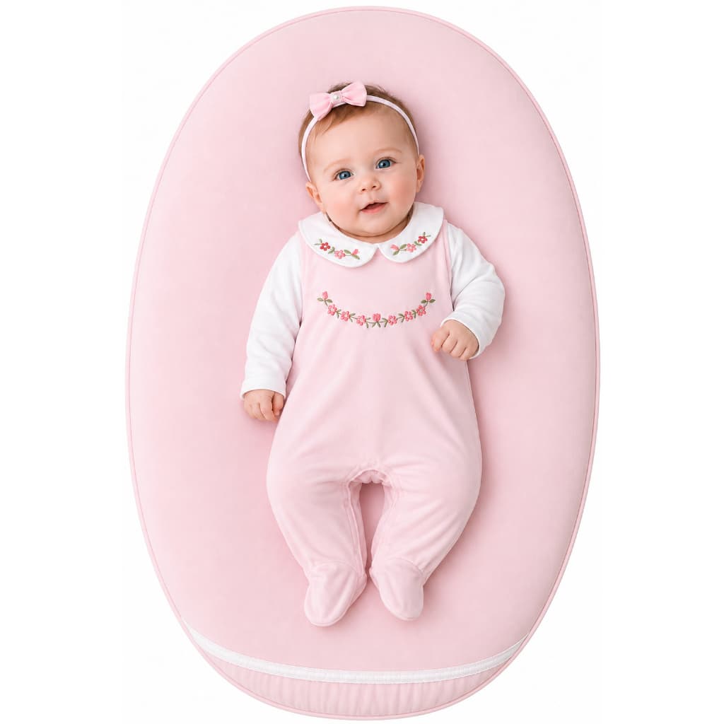Saída Maternidade Menina Bela Rosa Roupa de Bebê Menina