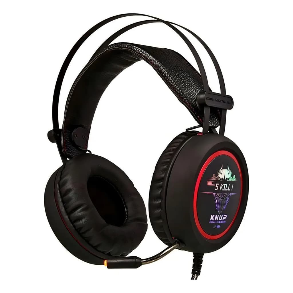 Headset Gamer ONISTEK ON-401 7.1 Virtual Deep Bass LED P2 Microfone 40mm PC Notebook