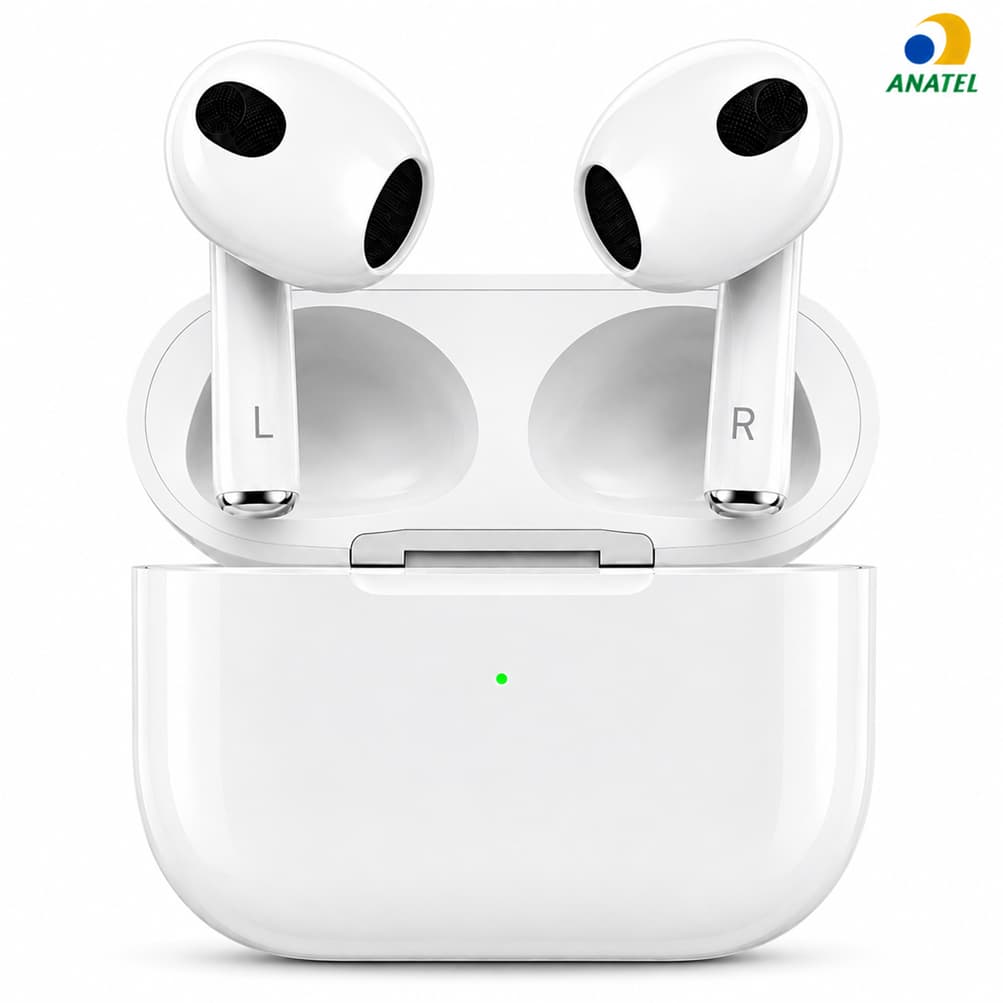 Fone de Ouvido Bluetooth TWS H'Maston RS20 Som Grave HD V5.4 Microfone Integrado e Bateria de Longa Duração
