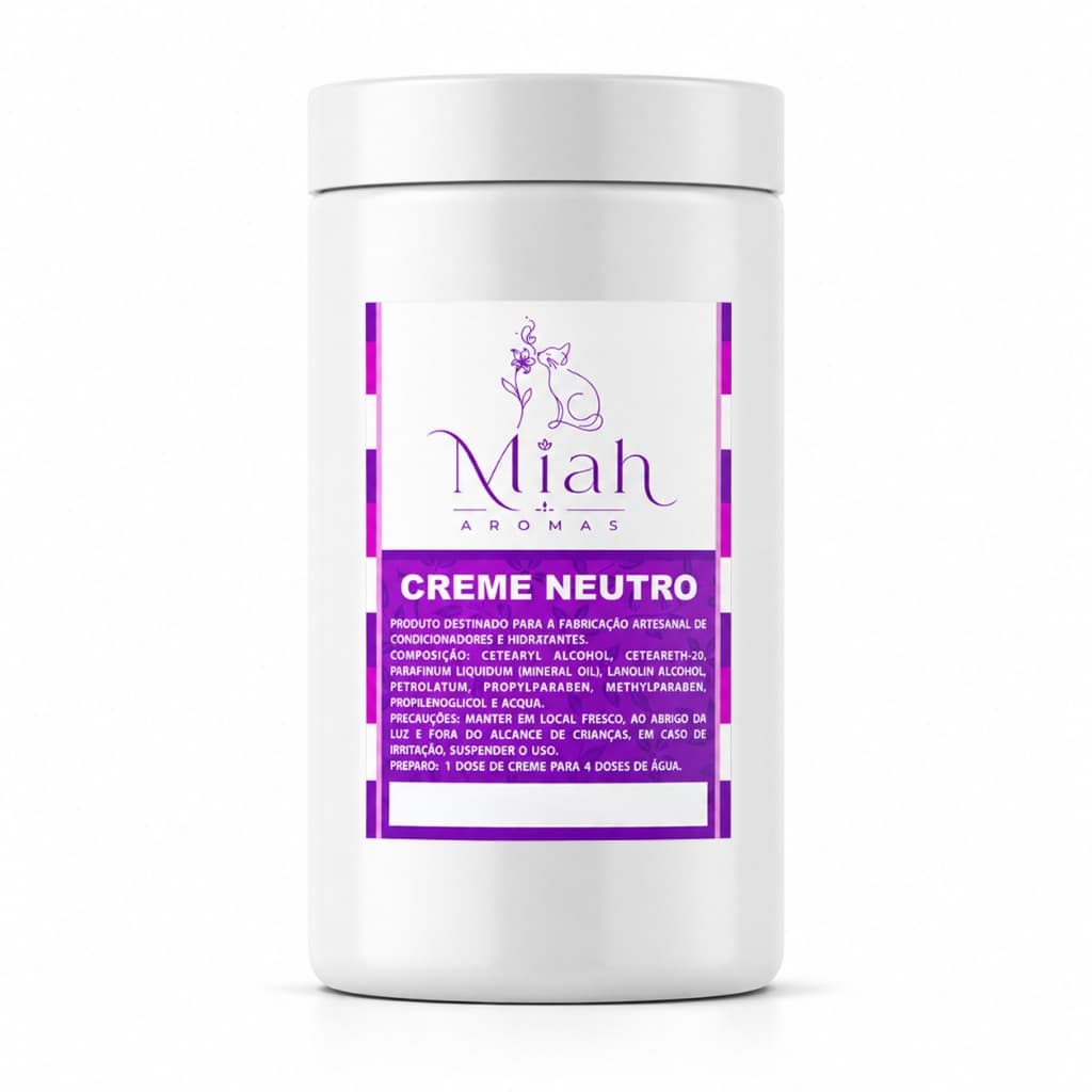 Creme Neutro 1/4 - 1kg | Base para Hidratantes, Condicionadores e Cremes Corporais