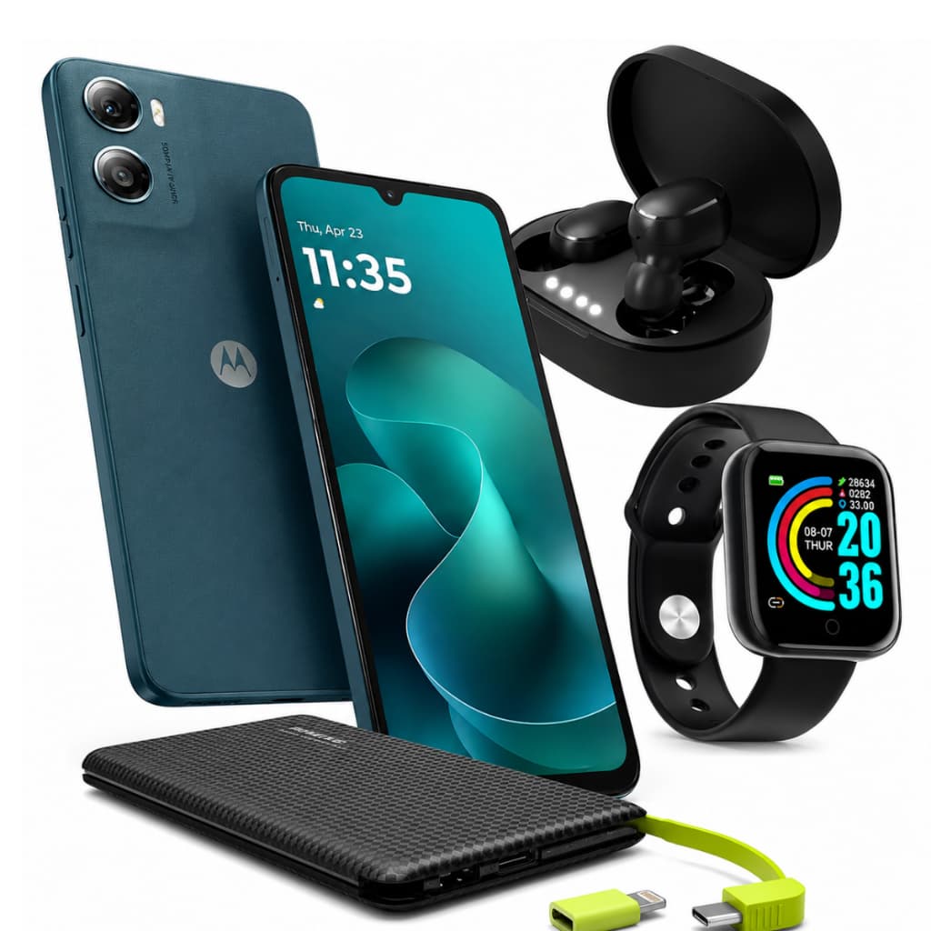 Celular M0T0 G06 64GB Câmera 50MP + Kit Smartwatch 10000Mah Fone Bluetooth + Relógio Smartwatch