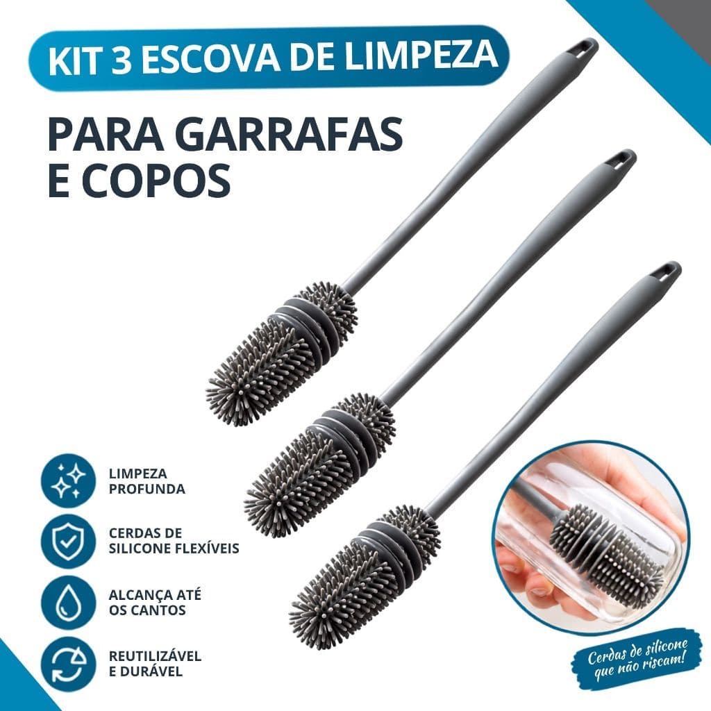 Escova Para Mamadeira Bebe de lavar Mamadeira limpador de mamadeira para bebê