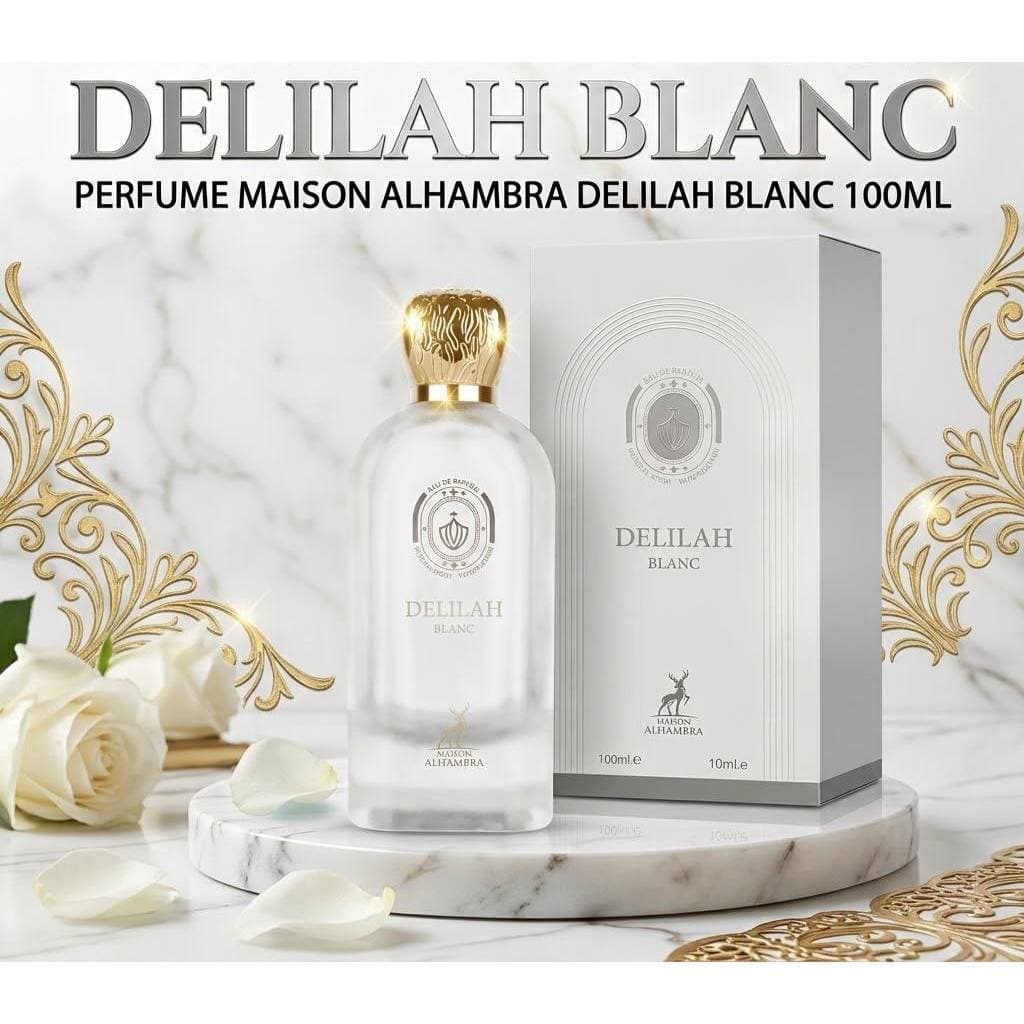 Perfume Delilah Blanc Maison Alhambra 100ml EDP Feminino Original Importado Árabe