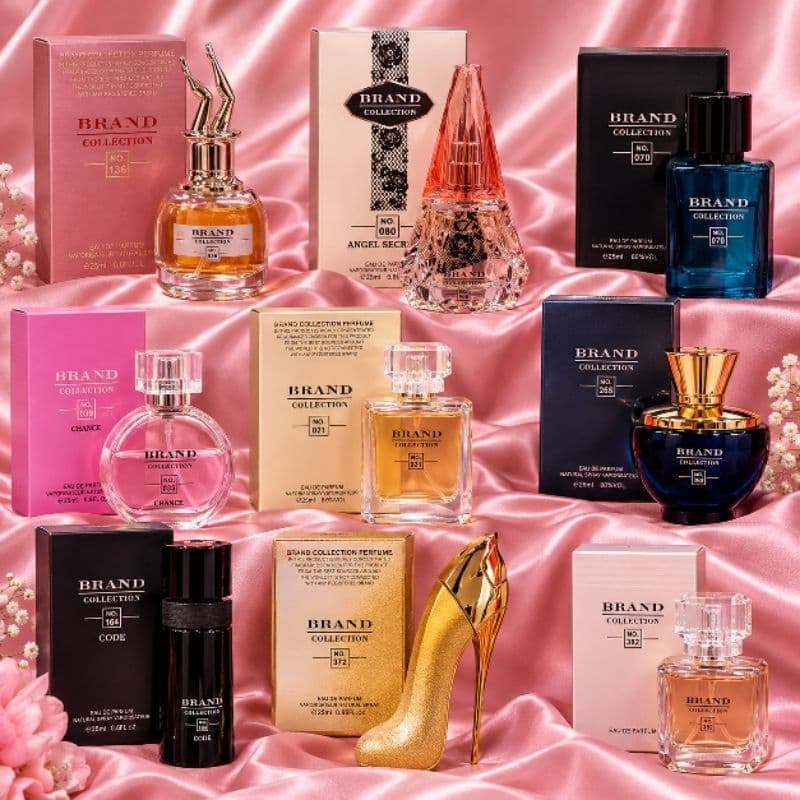 PERFUME IMPORTADO BRAND COLLECTION 25ML FEMININO E MASCULINO EDP | DIVERSAS FRAGRÂNCIAS