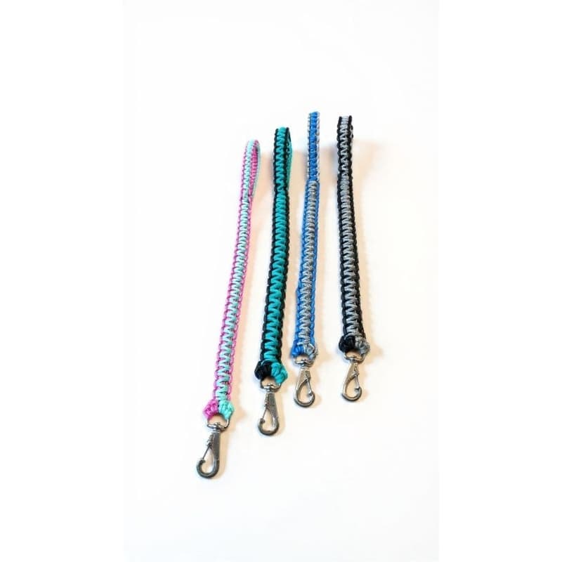 Guia trançado corda náutica reforçada 75cm para cães médio e grande porte