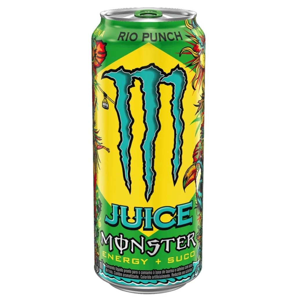 Monster Rio Punch Energético 473ml Fardo C/6 Unidades
