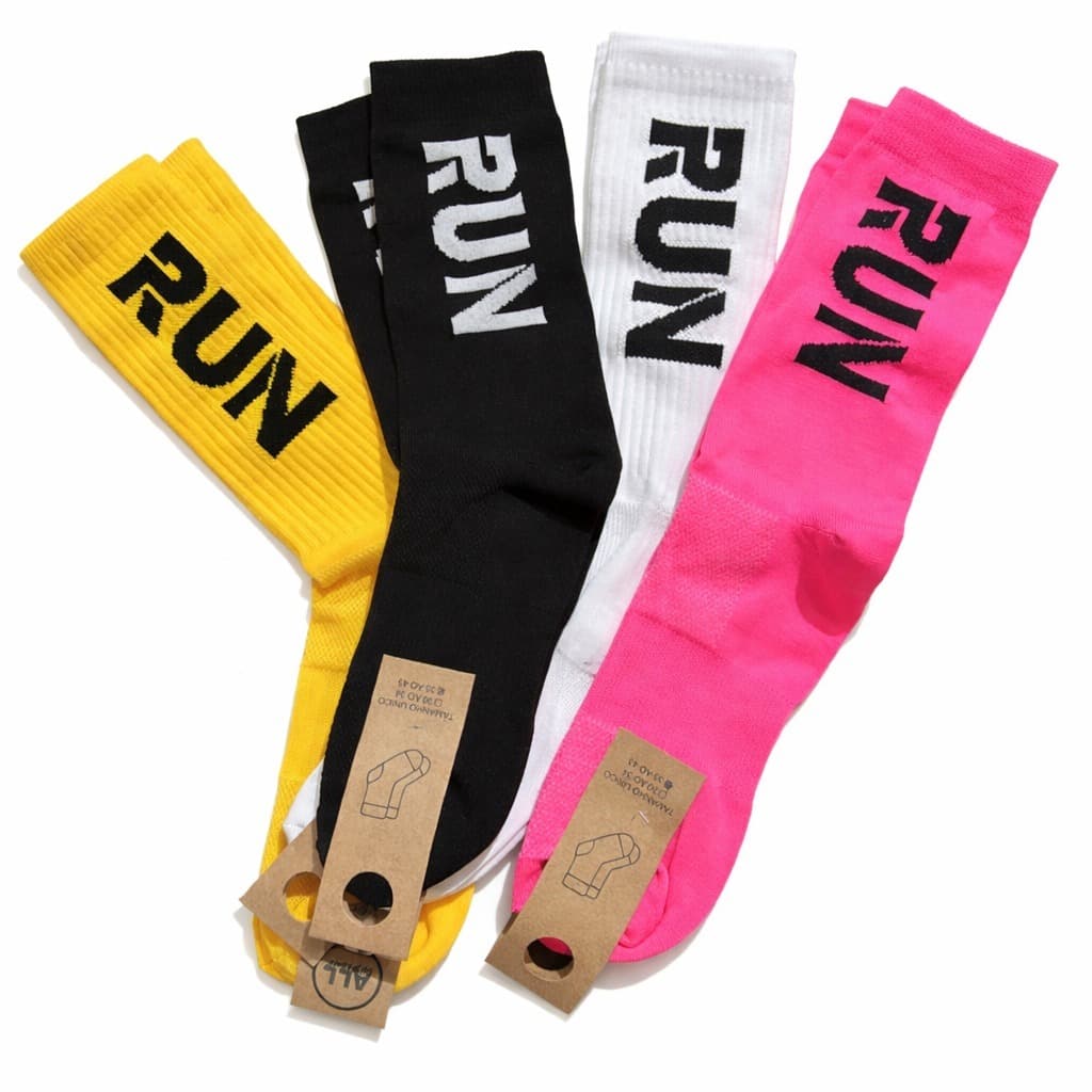 Meias em POLIAMIDA RUN para corrida, crossfit, fitness TAM unico 35 ao 43 (ENVIO IMEDIATO)