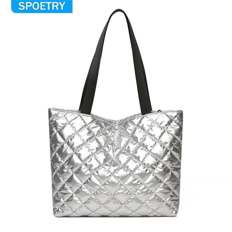 SPOETRY Bolsa Feminina Casual de Nylon Nova Grande Ombro Tote