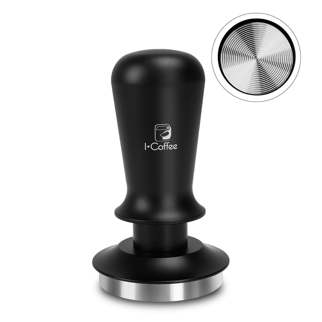 iCoffee Tamper 54/58 mm para Café Expresso com Mola Dupla , Compatível com Filtro Breville 54/58 mm