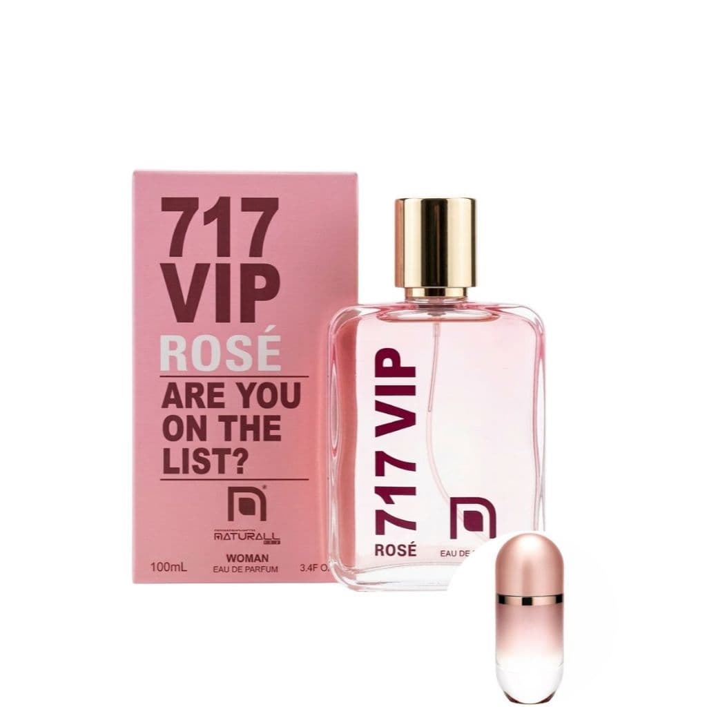 Perfume Importado 717 Vip Rose Feminino 100ml - Inspirações Naturall Mix