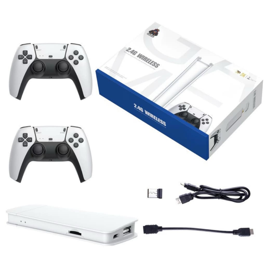 Console Vídeo Game Stick 4K HD 64Gb 20000 Jogos Retro 2 Controles Sem Fio M15 Pró Novo 2026