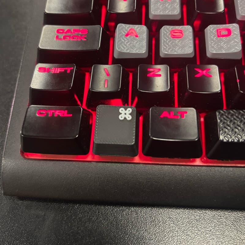 keycap tecla command pequeno Apple macbook para teclado mecânico