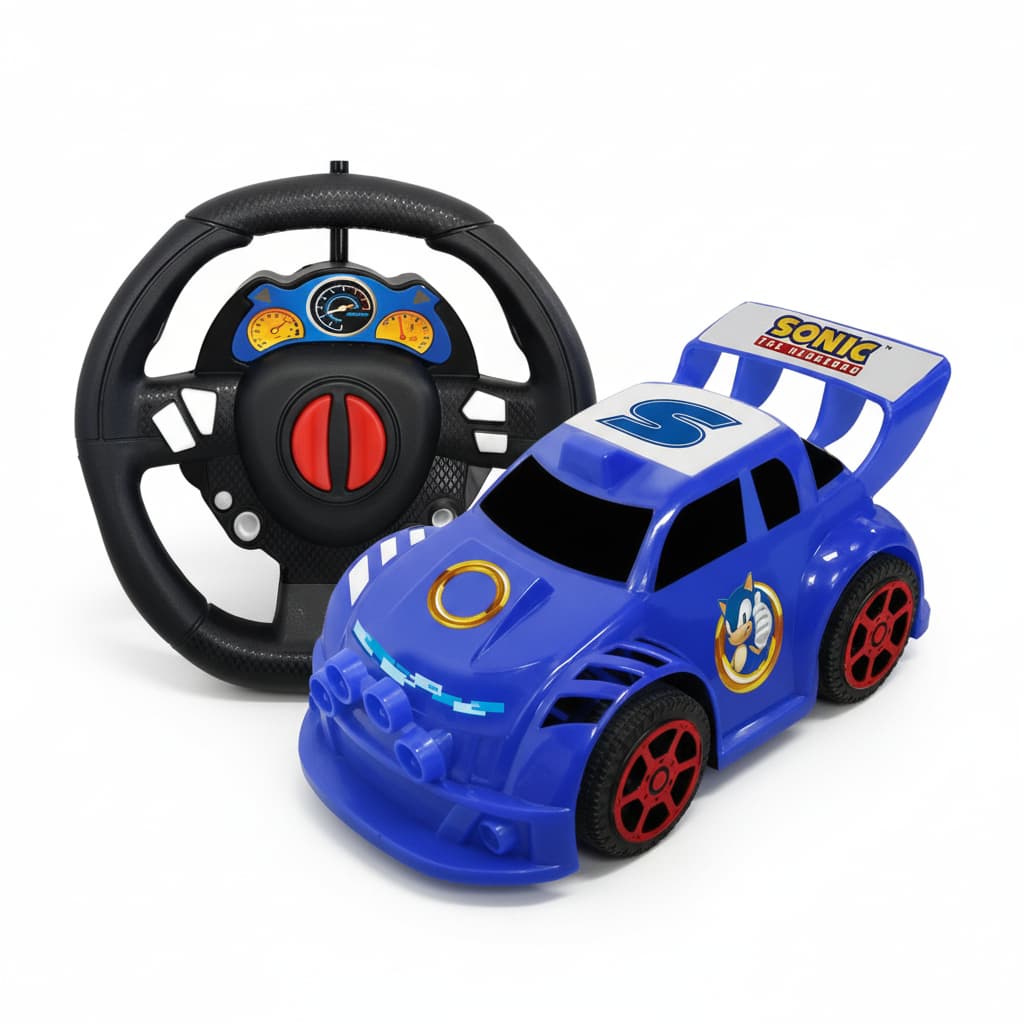 Carrinho Controle Remoto Sonic Brinquedo Infantil Volante Smart Driver