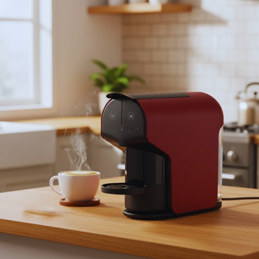Cafeteira Café Expresso Cápsulas Delta Q Quick Vermelho 127V