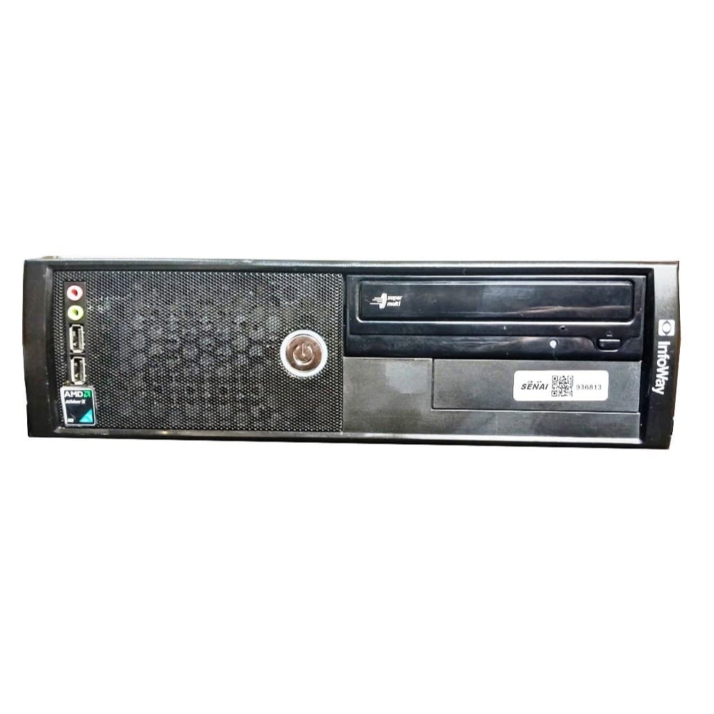 COMPUTADOR DESKTOP ITAUTEC INFOWAY SM3322 AMD ATHLOM II X2 240 2.8GHZ 4GB RAM NVIDIA 8400GS NS 40002841700127