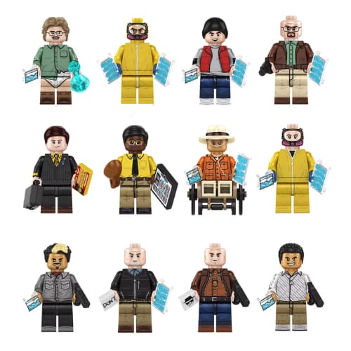 Minifiguras Breaking Bad, Better Call Saul (com base) - Coleção Blocos de Montar