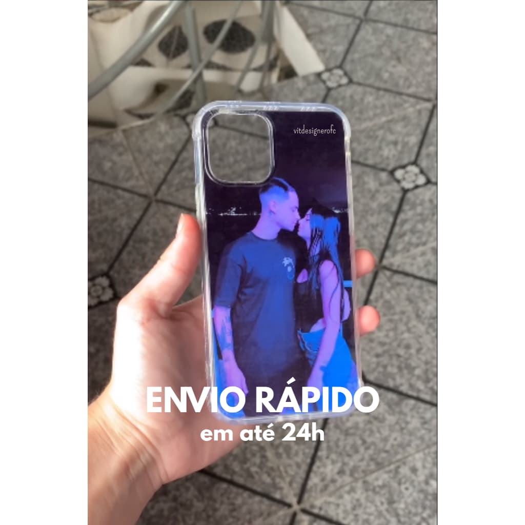 Capinha Personalizada - Capinha de Celular Anti-Impacto - Capinha com Foto