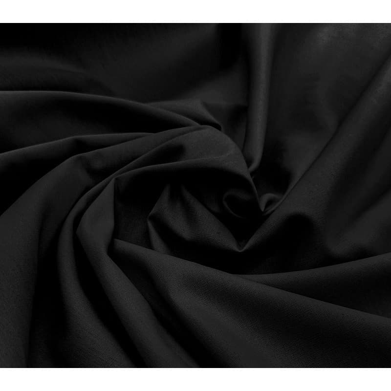 Tecido Tricoline PRETO 100% ALGODAO Liso Premium 1,50m Largura – Para Artesanato, Patchwork, Costura e Moda