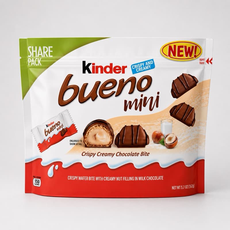 Doce Importado Kinder Bueno Mini Chocolate Share Size 162gr