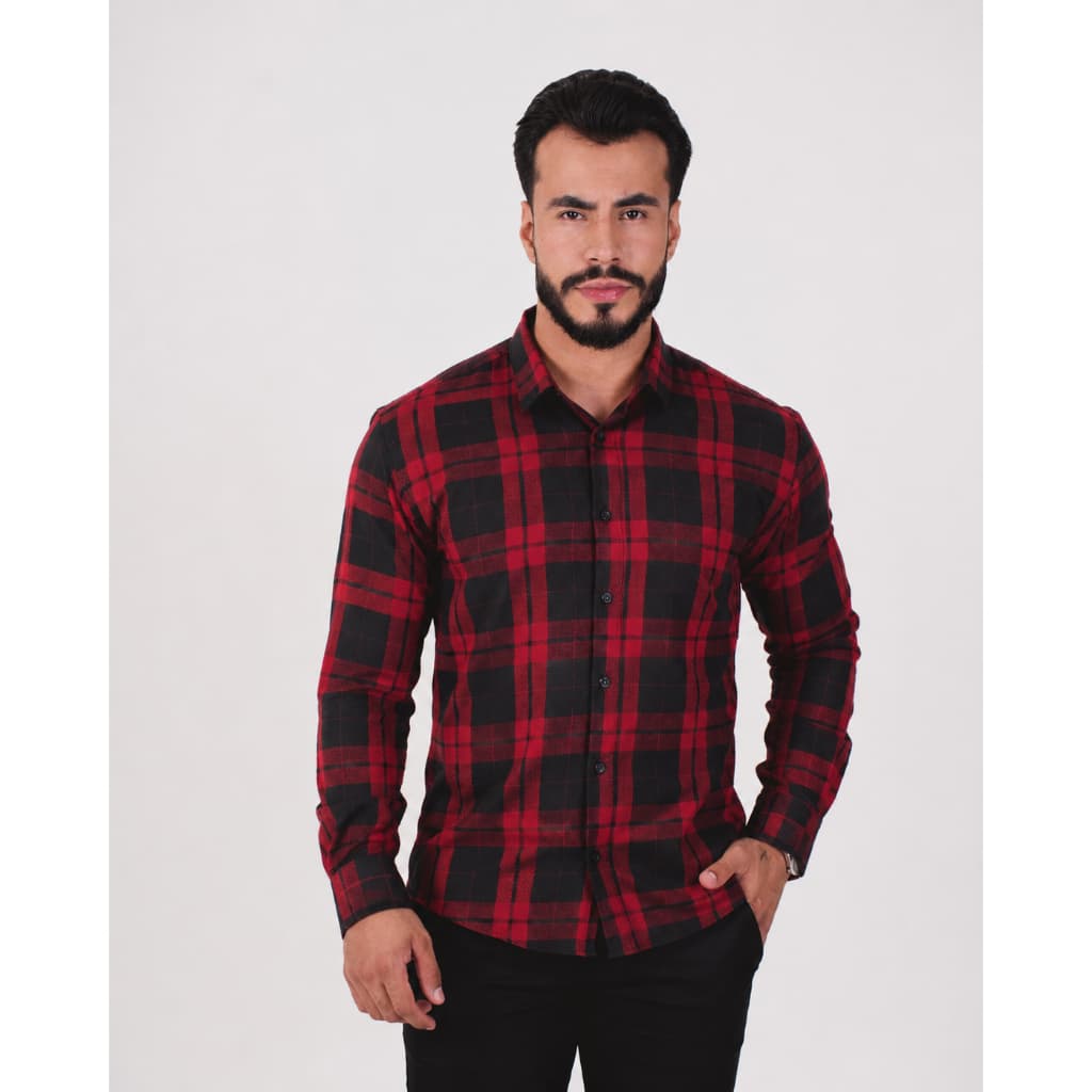 Camisa Xadrez Masculina Flanela Manga Longa Premium Formal Quadrilha Festa Junina Confort