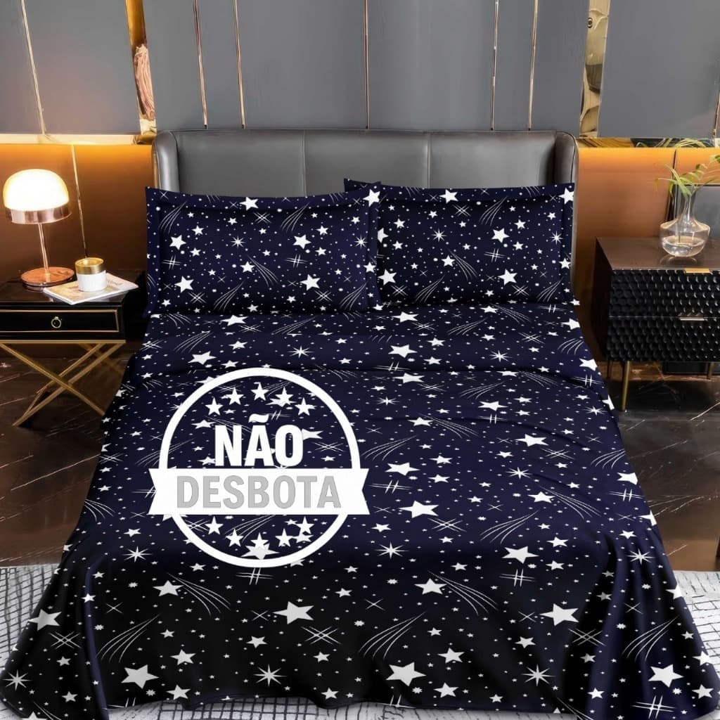 Sobre Lençol Jogos De Lençol Com Elástico Roupa de Cama Solteiro 3vPeças, Casal e Queen  4 Peças