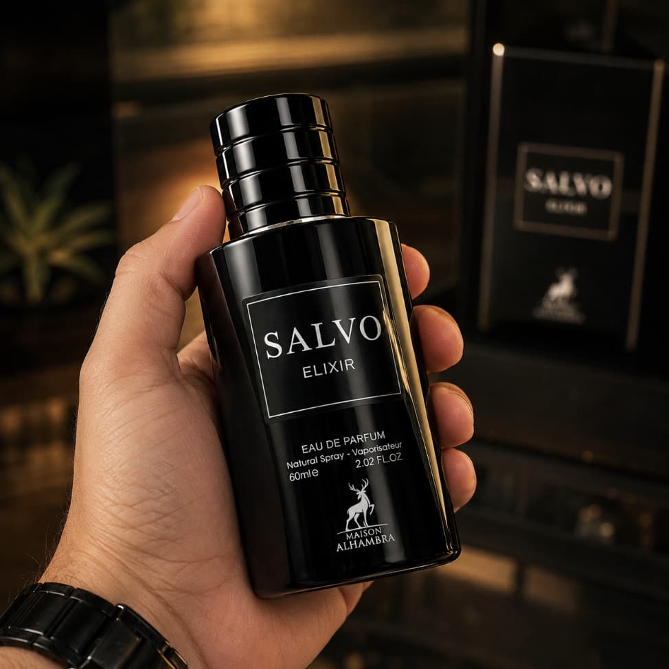 Perfume Masculino Salvo Elixir 60ml Alta Fixação Importado Premium Original