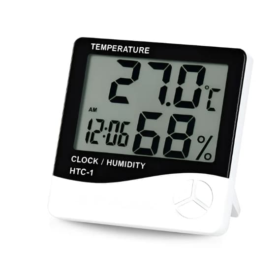 Relógio Termômetro Digital LCD Termo Higrômetro Lorben Alarme Medidor de Temperatura Umidade