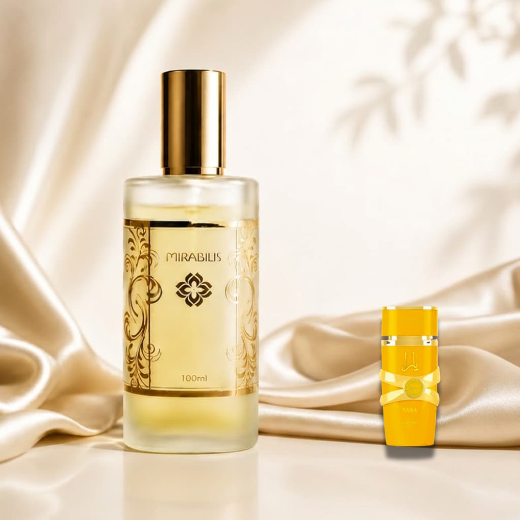 Perfume Feminino Mirabilis Yelora inspirado ao importado Yara Yellow