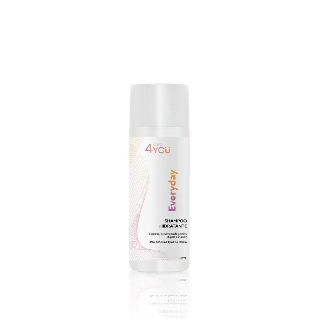 Shampoo Hidratante Care4You EveryDay 300ml Maciez Intensa Brilho Sedoso E Hidratação Profunda