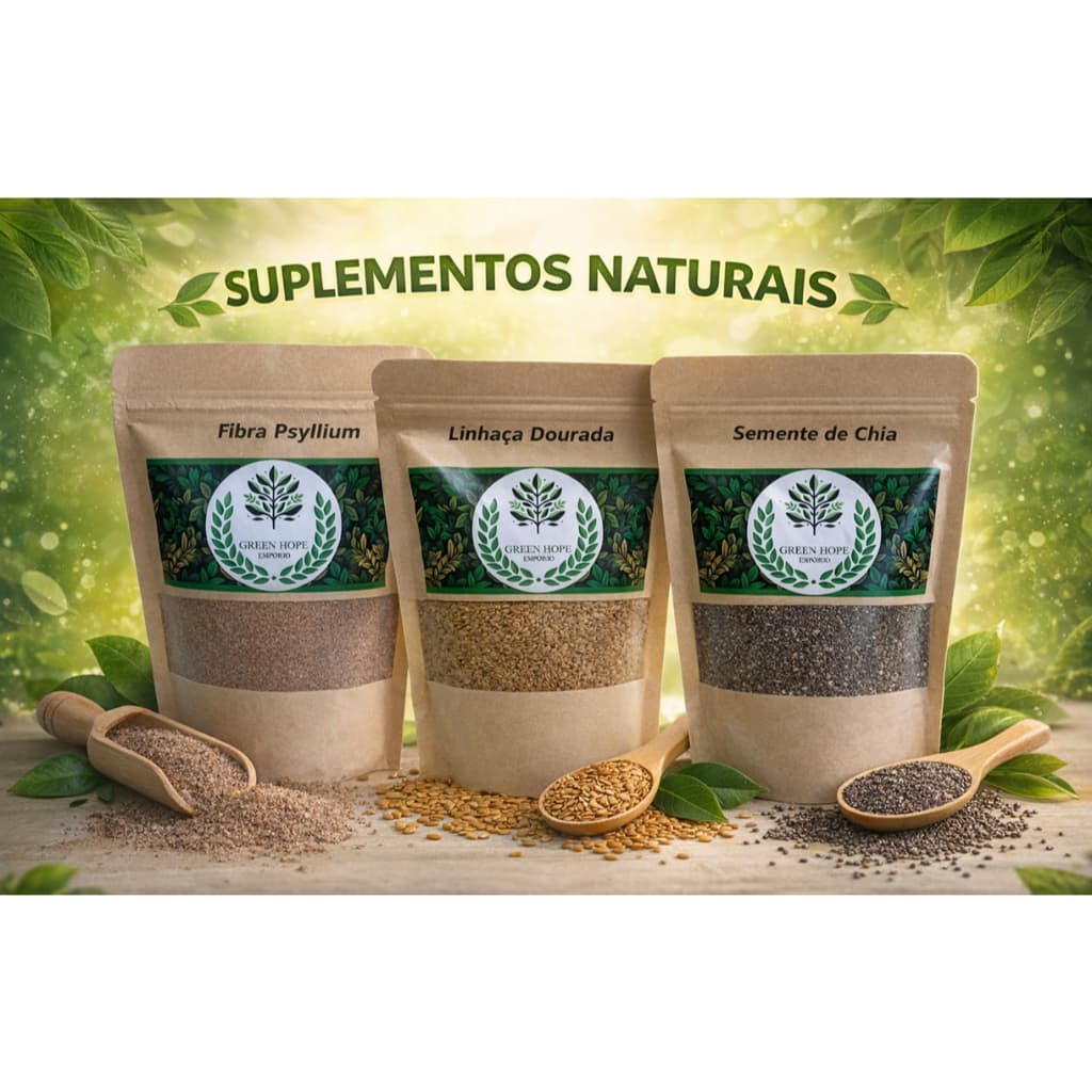 Mix saudável de Fibras e Sementes Naturais - 650 Gr