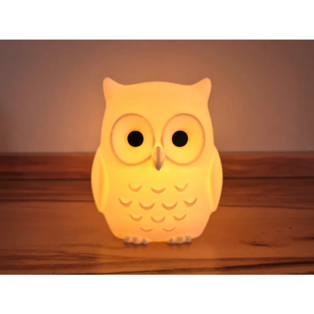 MINI Luminária Infantil Corujão Vela LED/decoração para quarto de criança/luminária fofa/decoração quarto de bebê